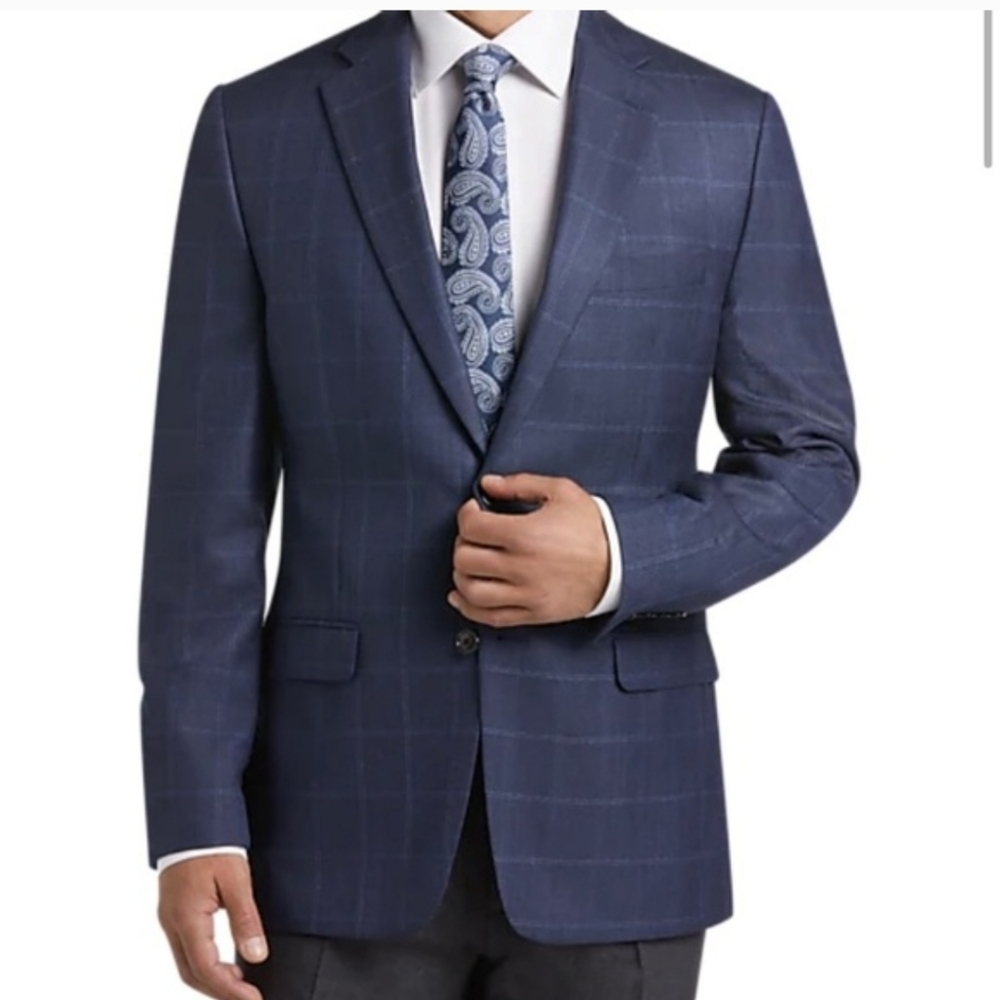 Ralph Lauren PLAID Blazer46 L Like New